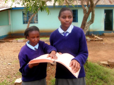 Girls in Kenyan School for the Blind